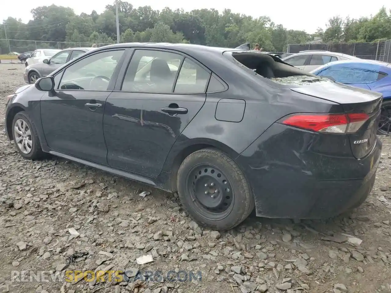 2 Photograph of a damaged car JTDEPRAE1LJ045446 TOYOTA COROLLA 2020