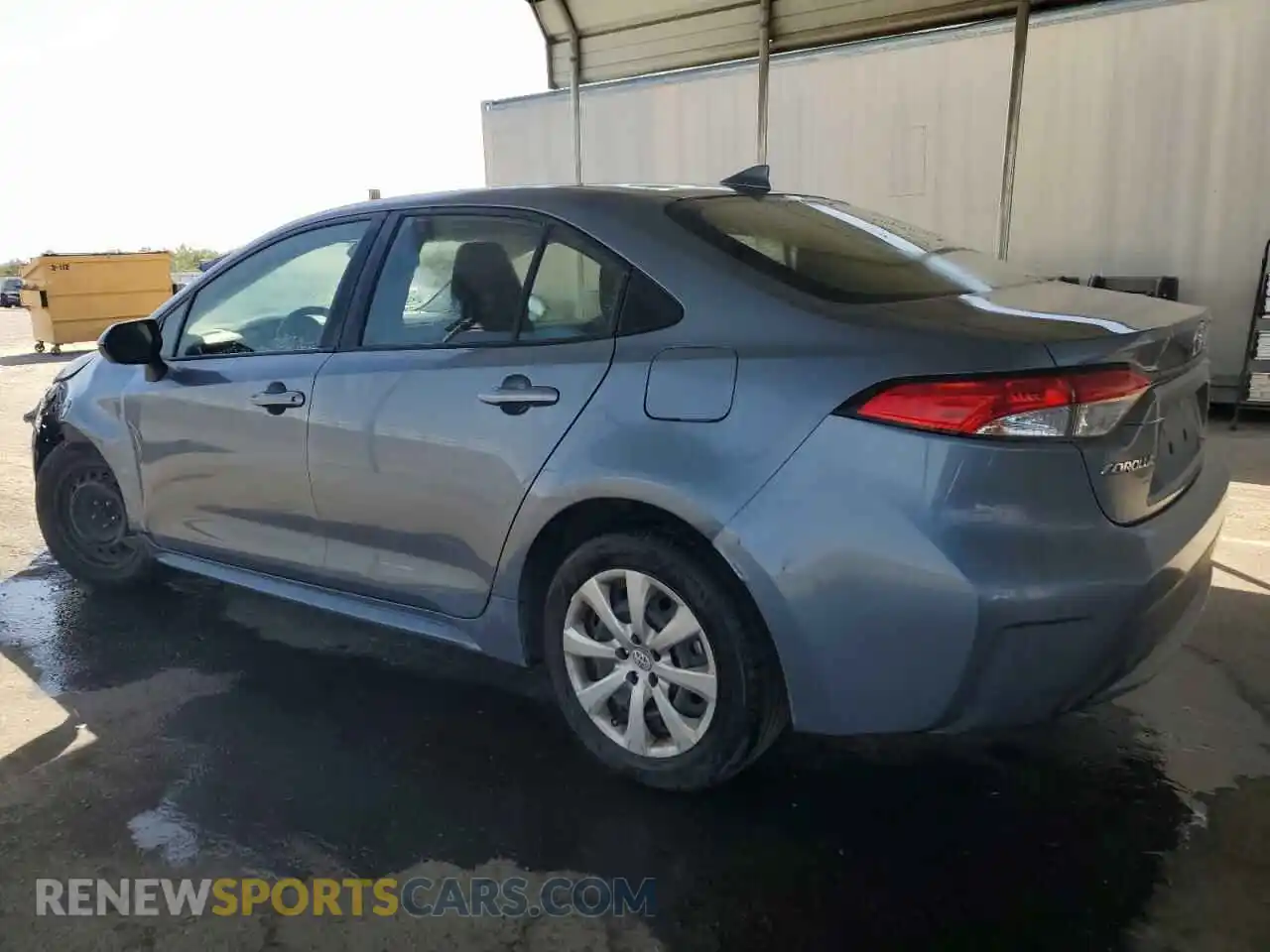 2 Photograph of a damaged car JTDEPRAE1LJ047293 TOYOTA COROLLA 2020