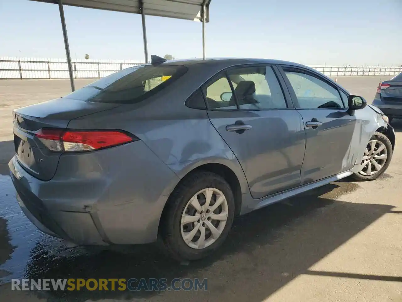 3 Photograph of a damaged car JTDEPRAE1LJ047293 TOYOTA COROLLA 2020