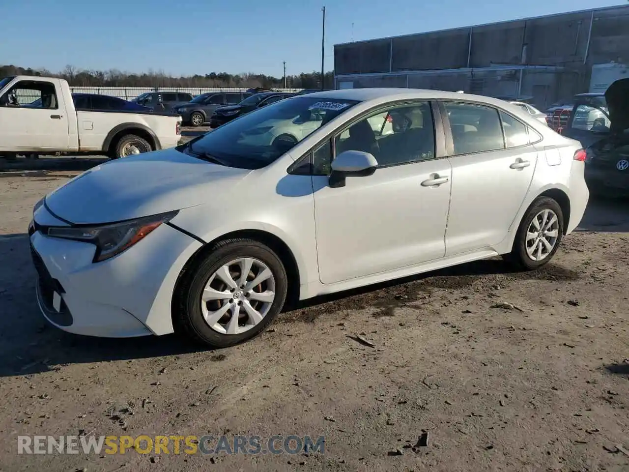 1 Photograph of a damaged car JTDEPRAE1LJ064370 TOYOTA COROLLA 2020