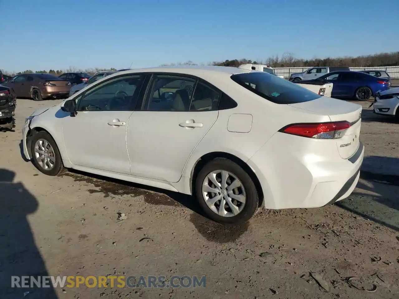 2 Photograph of a damaged car JTDEPRAE1LJ064370 TOYOTA COROLLA 2020
