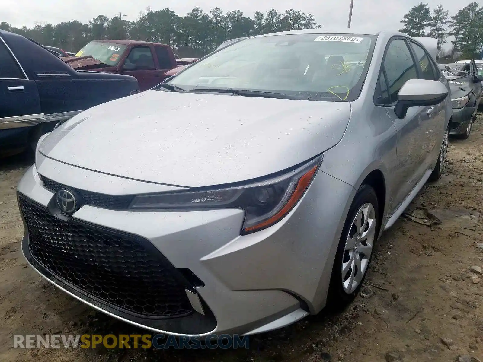 2 Photograph of a damaged car JTDEPRAE1LJ066037 TOYOTA COROLLA 2020