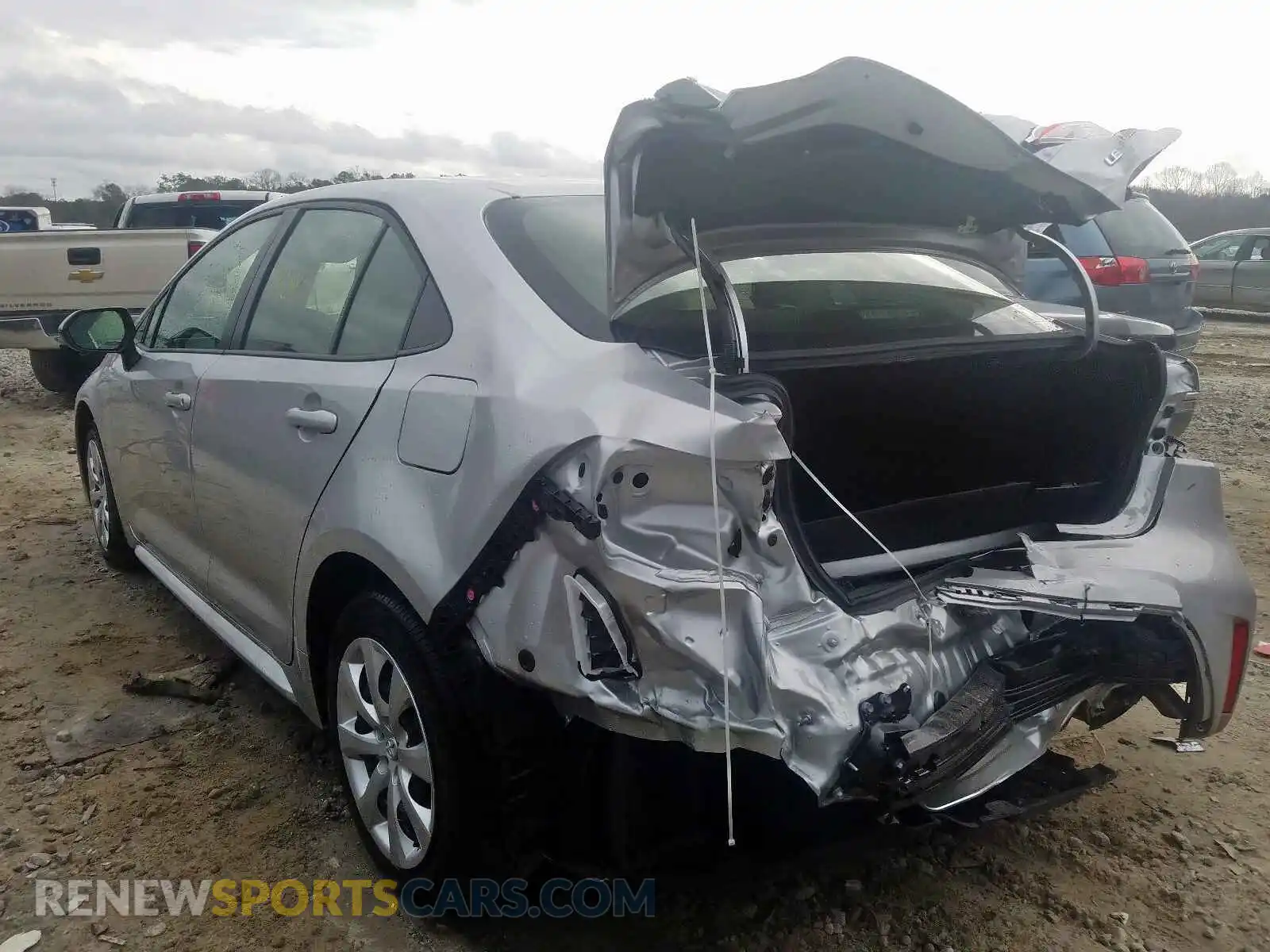3 Photograph of a damaged car JTDEPRAE1LJ066037 TOYOTA COROLLA 2020