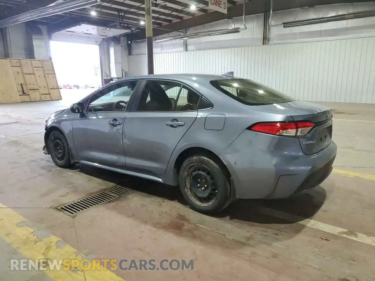 2 Photograph of a damaged car JTDEPRAE1LJ068645 TOYOTA COROLLA 2020