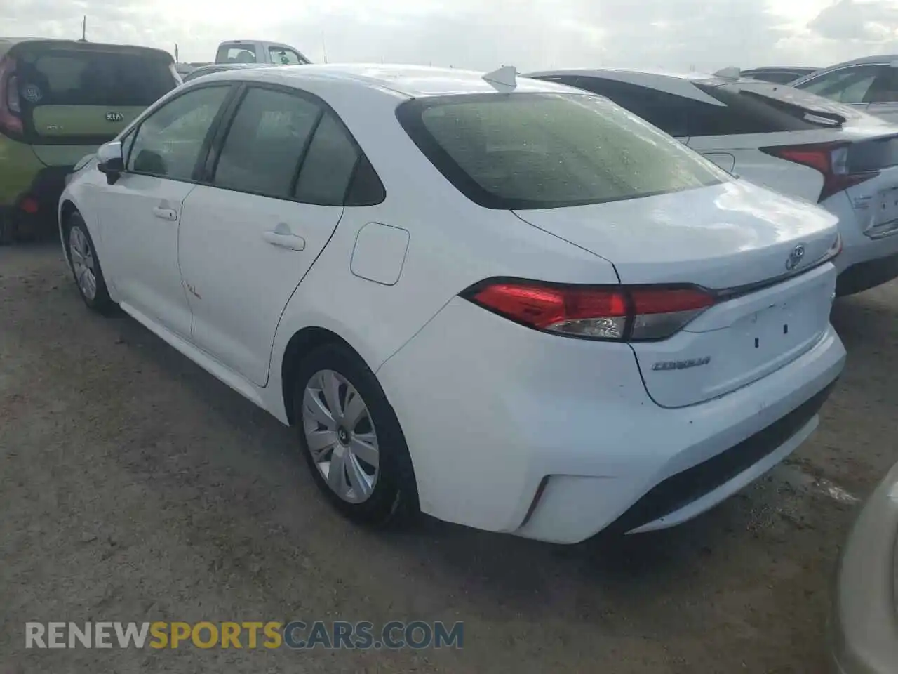 2 Photograph of a damaged car JTDEPRAE1LJ072288 TOYOTA COROLLA 2020