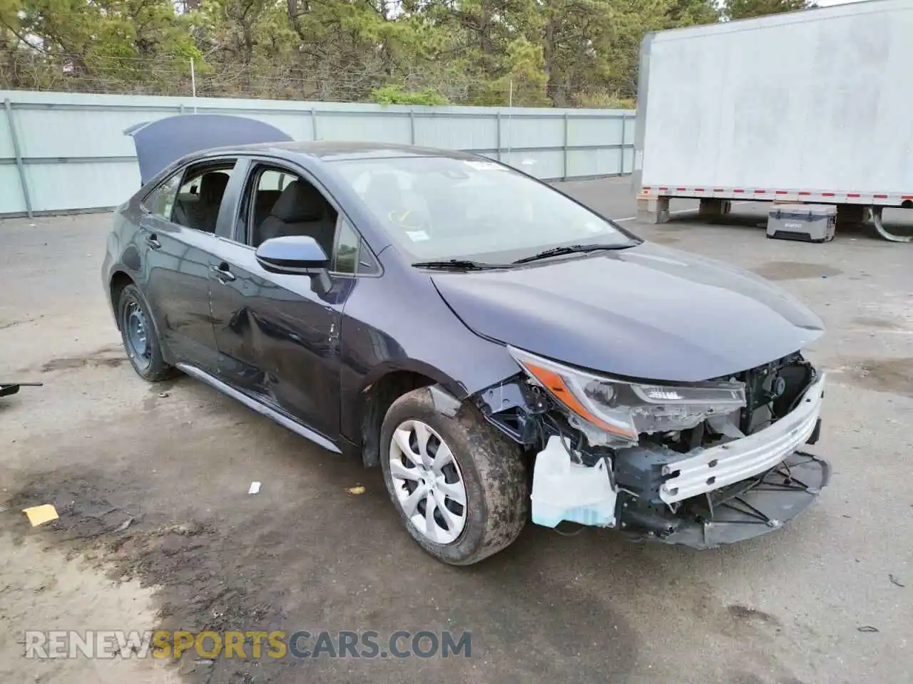 1 Photograph of a damaged car JTDEPRAE1LJ075014 TOYOTA COROLLA 2020