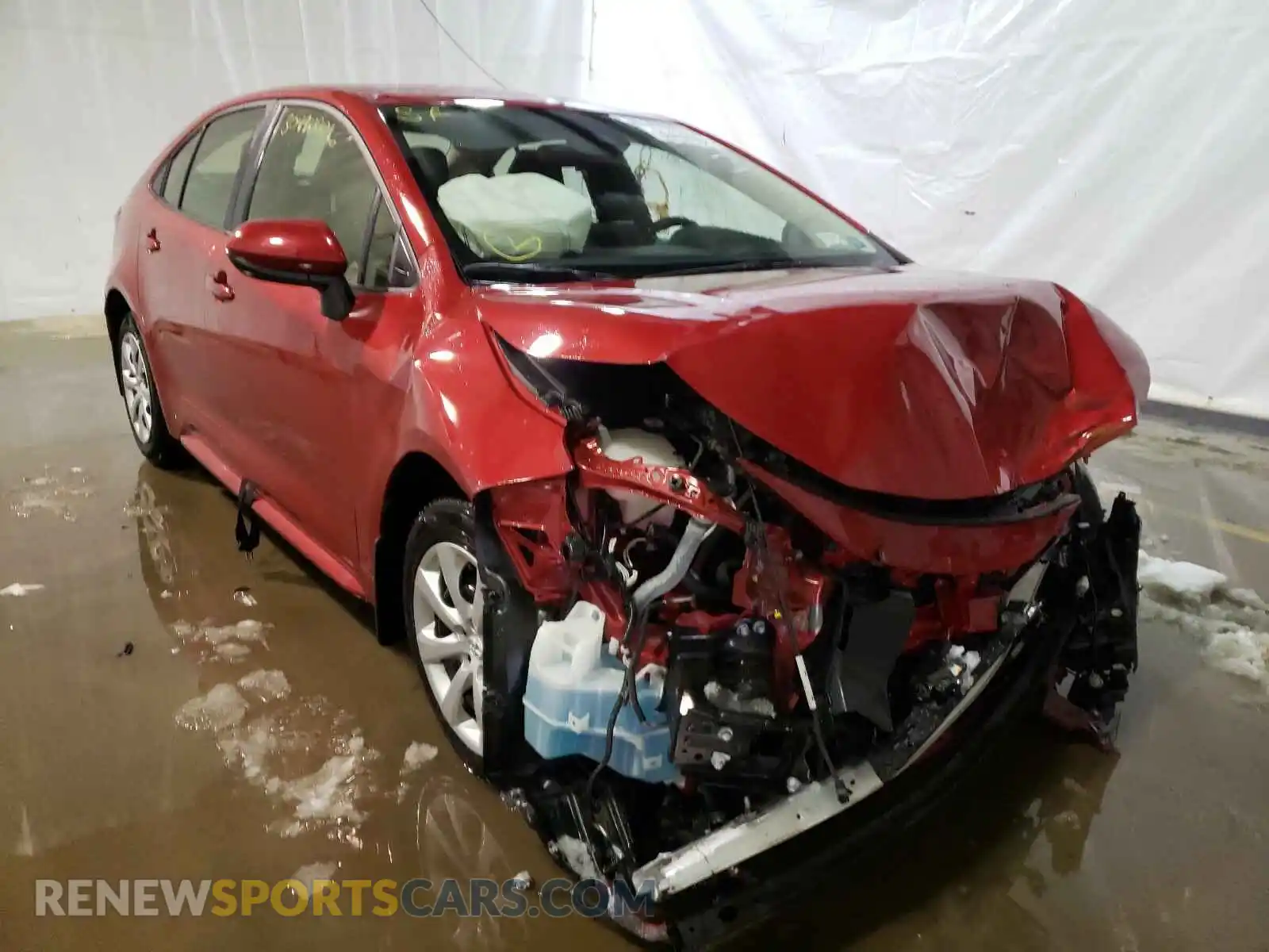 1 Photograph of a damaged car JTDEPRAE1LJ090175 TOYOTA COROLLA 2020