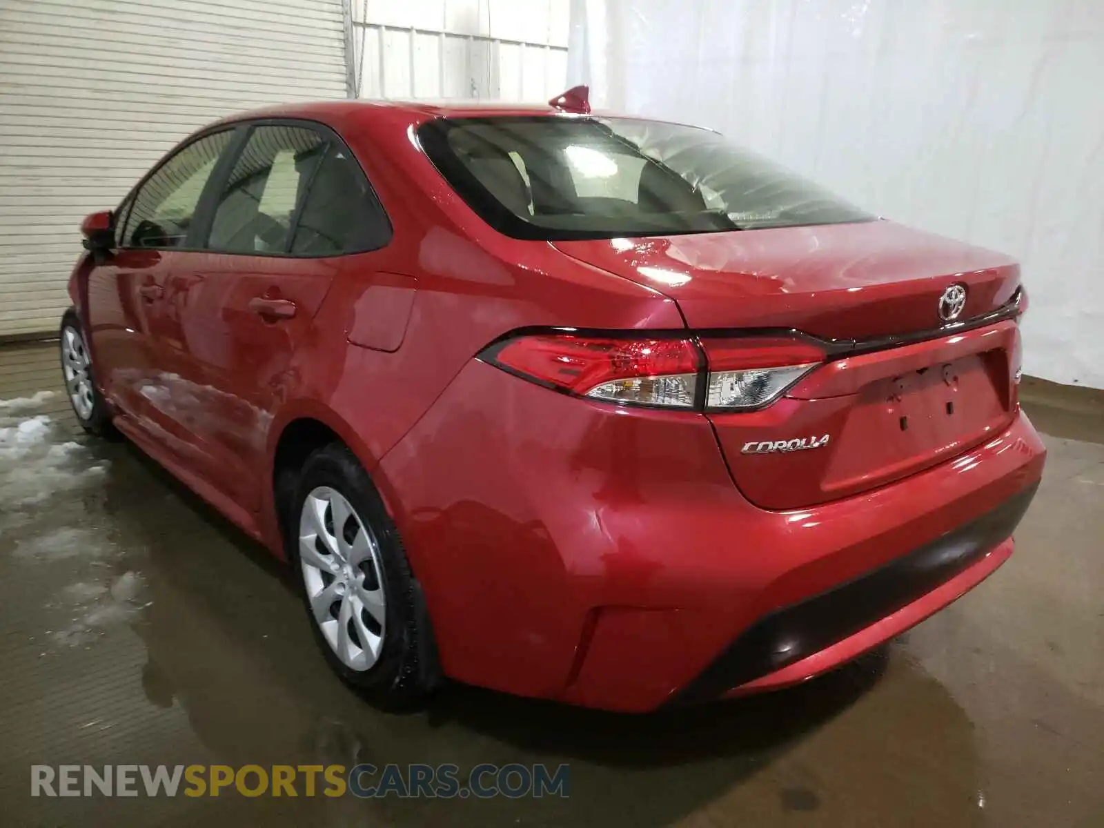 3 Photograph of a damaged car JTDEPRAE1LJ090175 TOYOTA COROLLA 2020