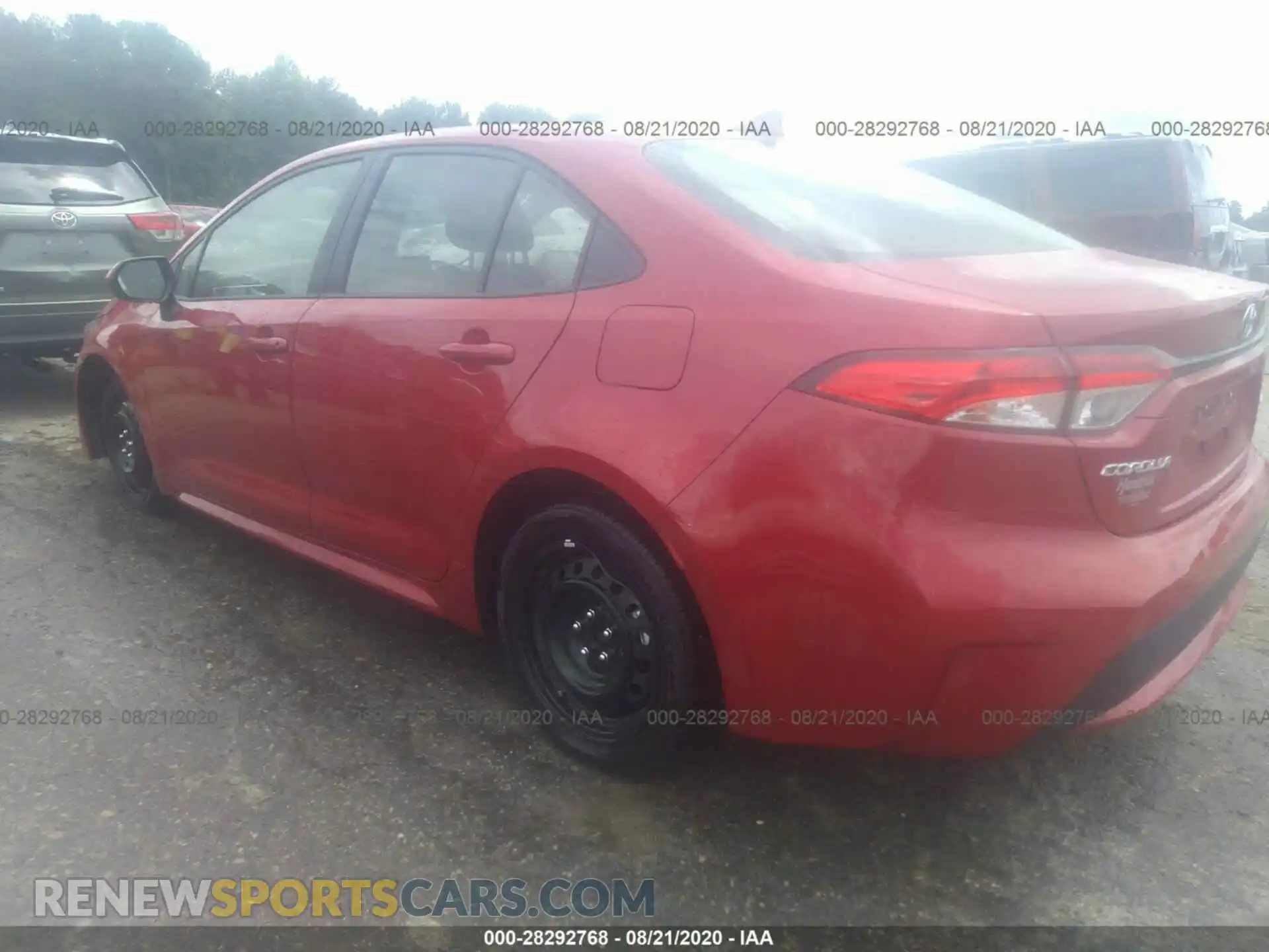 3 Photograph of a damaged car JTDEPRAE1LJ096350 TOYOTA COROLLA 2020