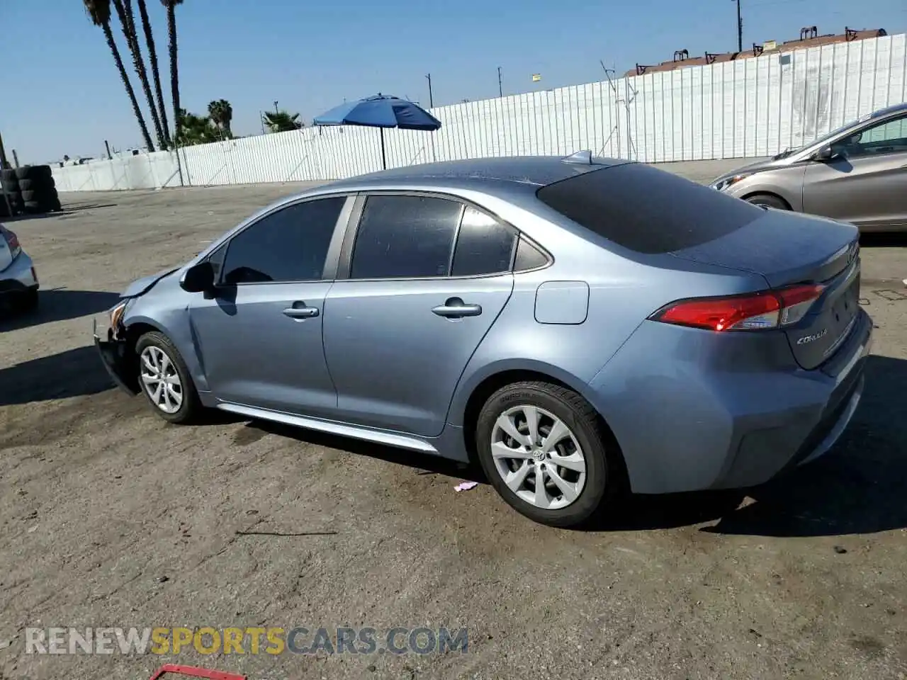 2 Photograph of a damaged car JTDEPRAE1LJ109131 TOYOTA COROLLA 2020