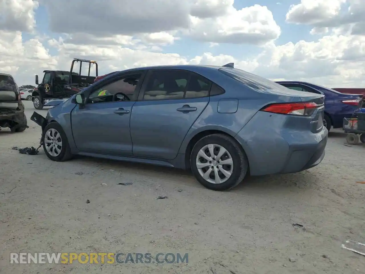 2 Photograph of a damaged car JTDEPRAE1LJ110912 TOYOTA COROLLA 2020