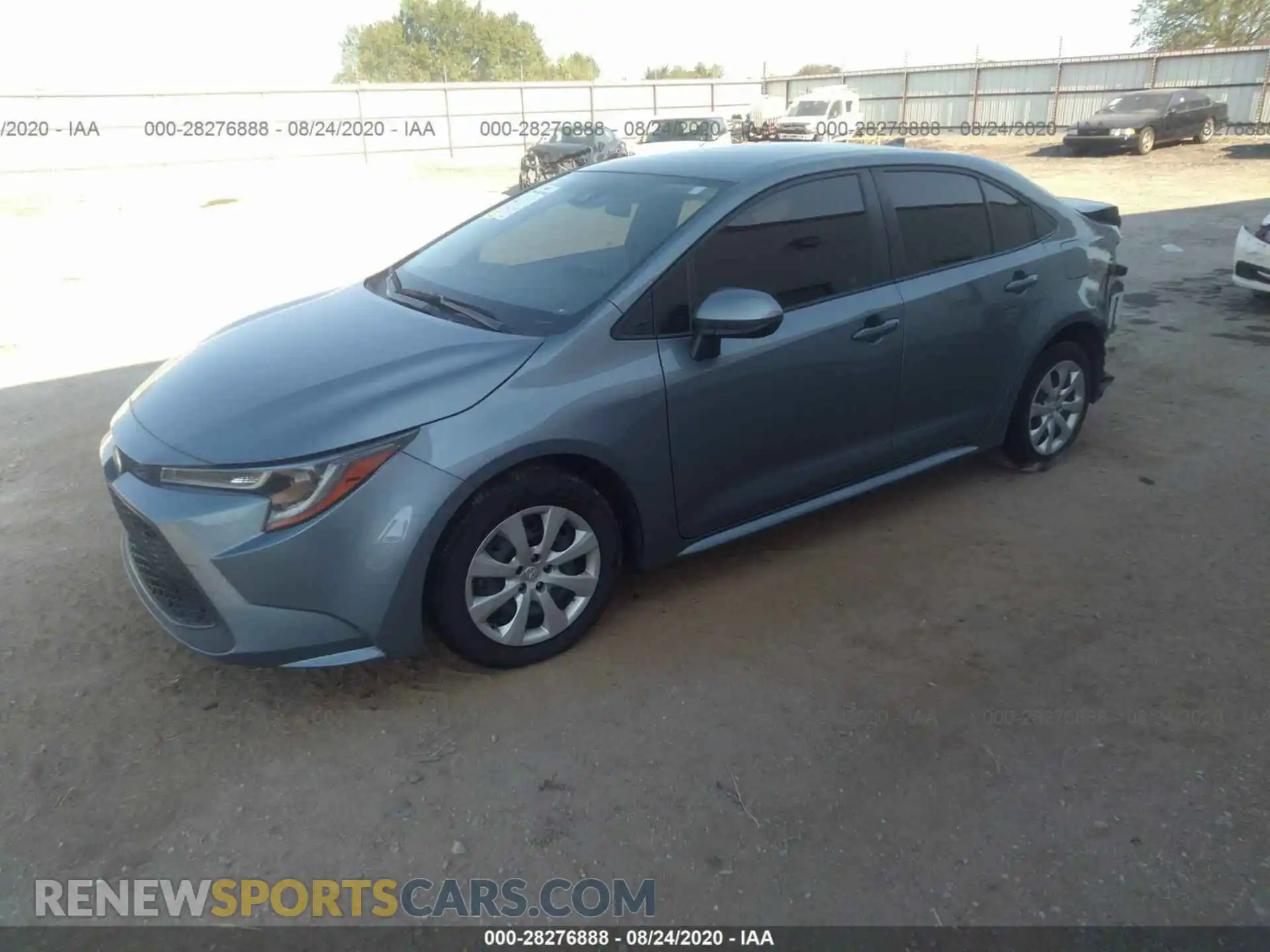 2 Photograph of a damaged car JTDEPRAE2LG014609 TOYOTA COROLLA 2020