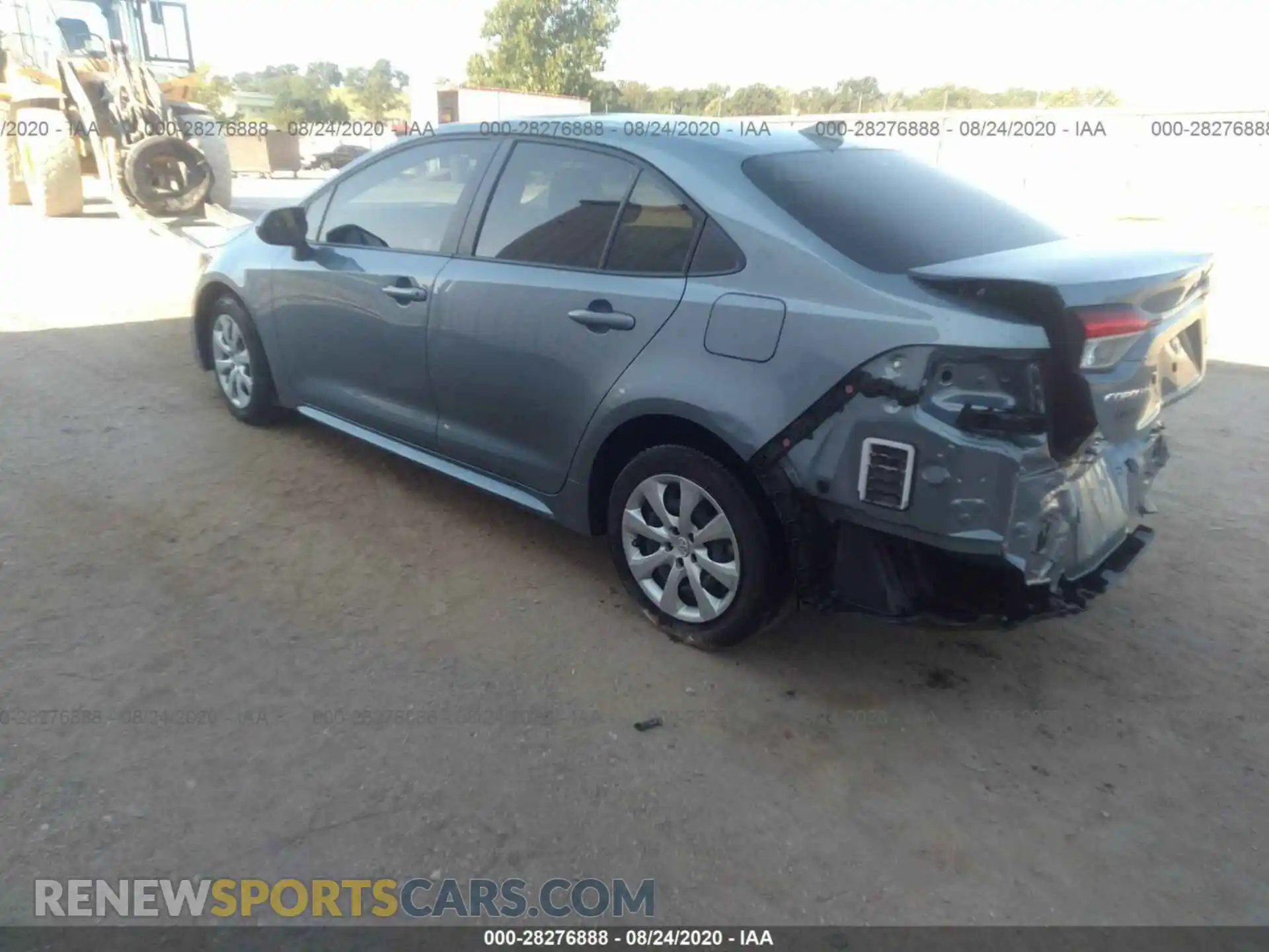 3 Photograph of a damaged car JTDEPRAE2LG014609 TOYOTA COROLLA 2020