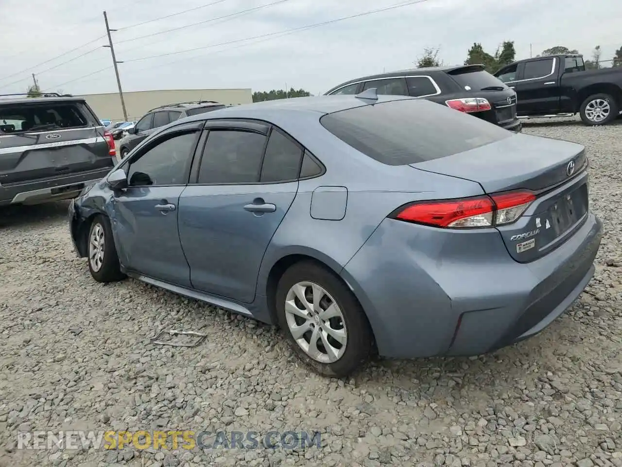 2 Photograph of a damaged car JTDEPRAE2LJ001617 TOYOTA COROLLA 2020