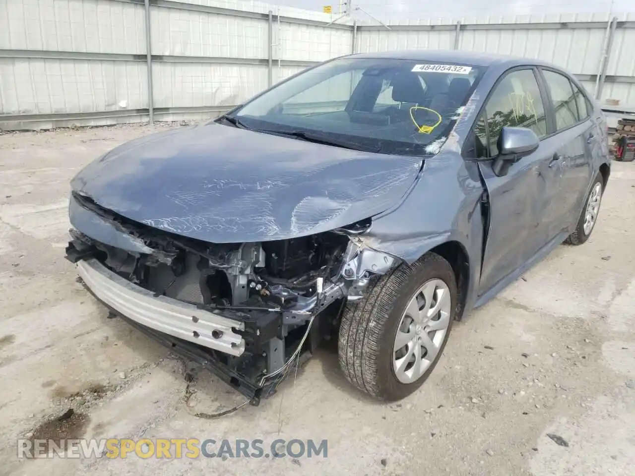 2 Photograph of a damaged car JTDEPRAE2LJ003190 TOYOTA COROLLA 2020