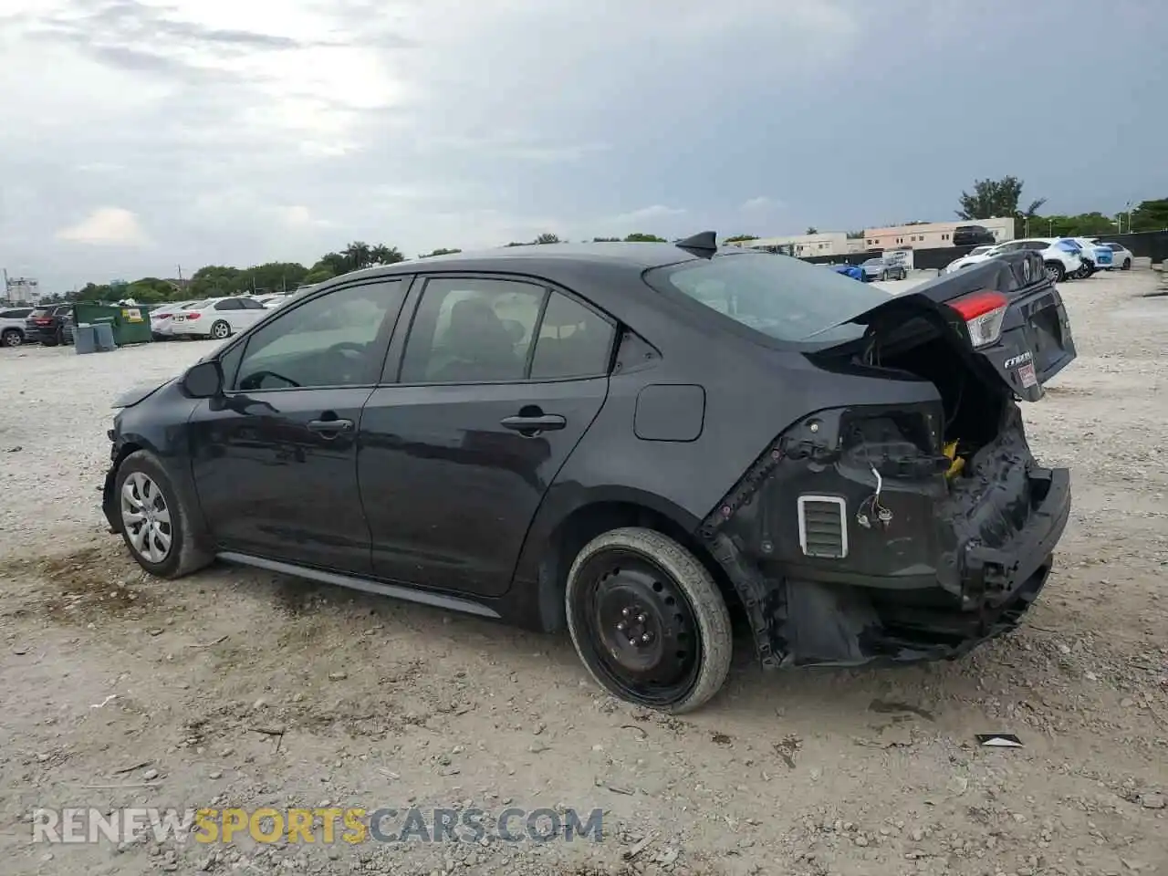 2 Photograph of a damaged car JTDEPRAE2LJ003769 TOYOTA COROLLA 2020