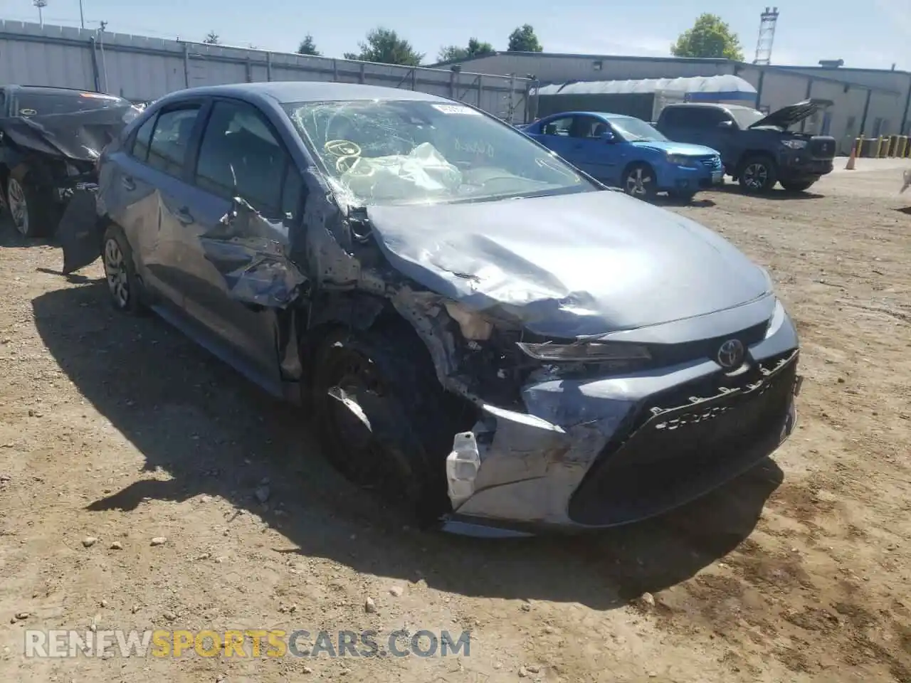 1 Photograph of a damaged car JTDEPRAE2LJ007191 TOYOTA COROLLA 2020
