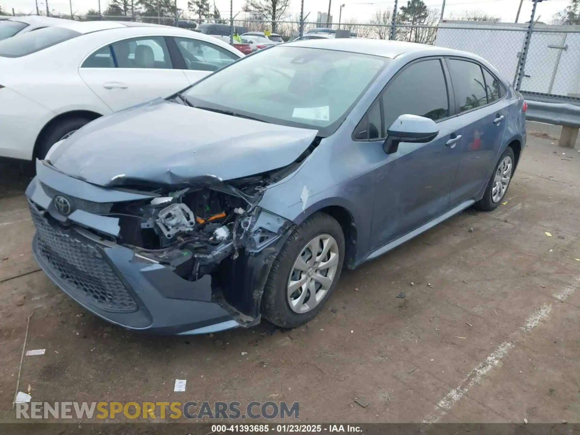 2 Photograph of a damaged car JTDEPRAE2LJ007532 TOYOTA COROLLA 2020