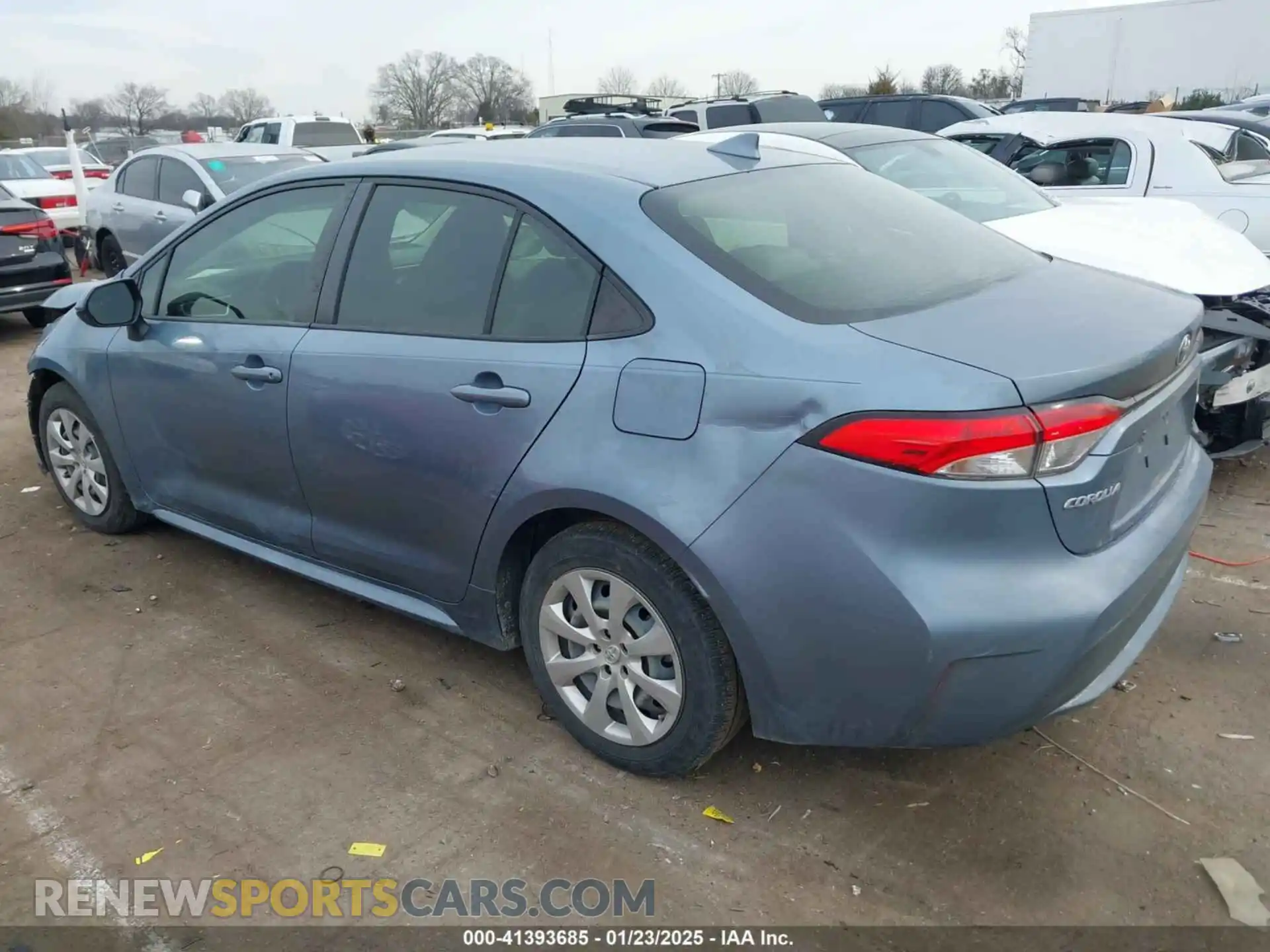 3 Photograph of a damaged car JTDEPRAE2LJ007532 TOYOTA COROLLA 2020