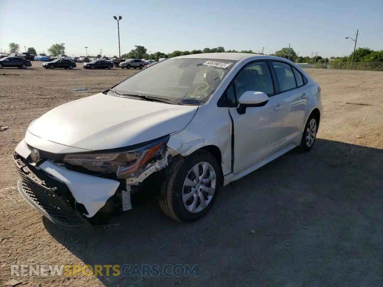 2 Photograph of a damaged car JTDEPRAE2LJ011158 TOYOTA COROLLA 2020