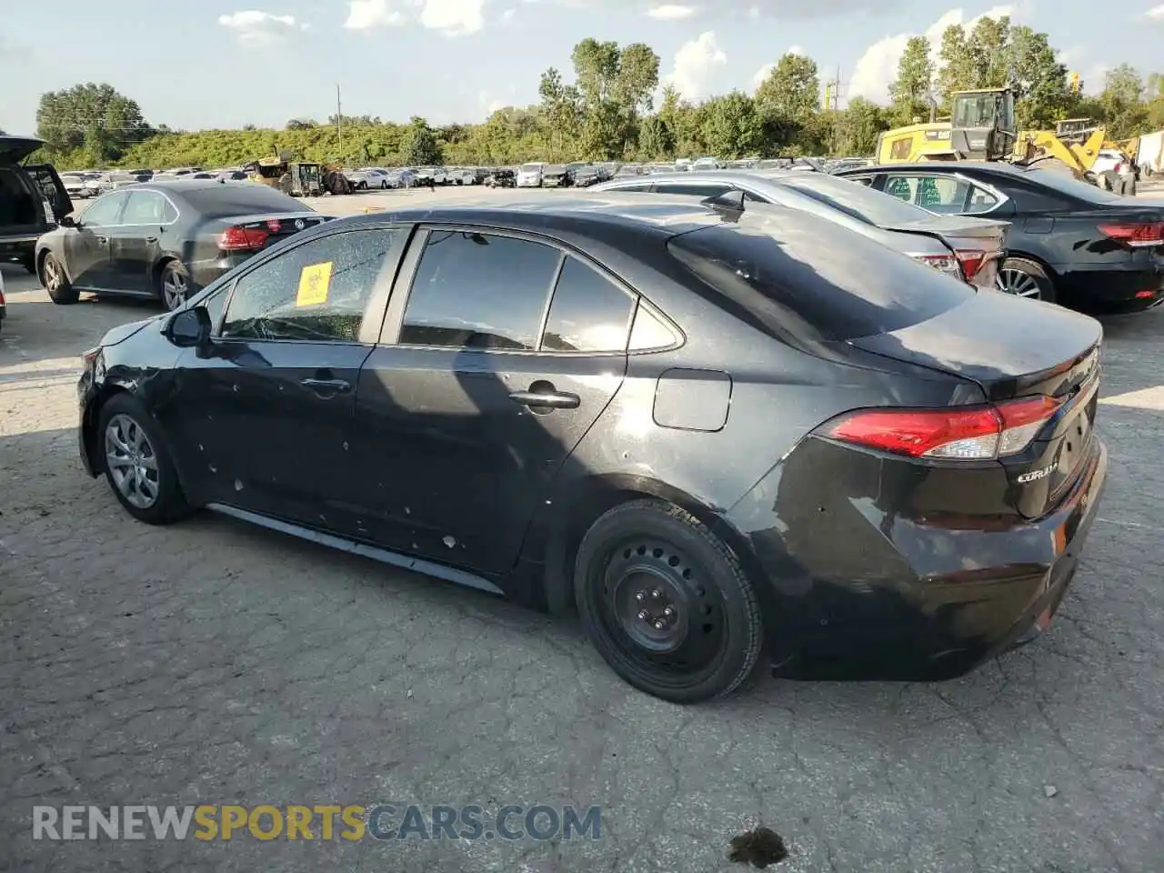 2 Photograph of a damaged car JTDEPRAE2LJ012696 TOYOTA COROLLA 2020