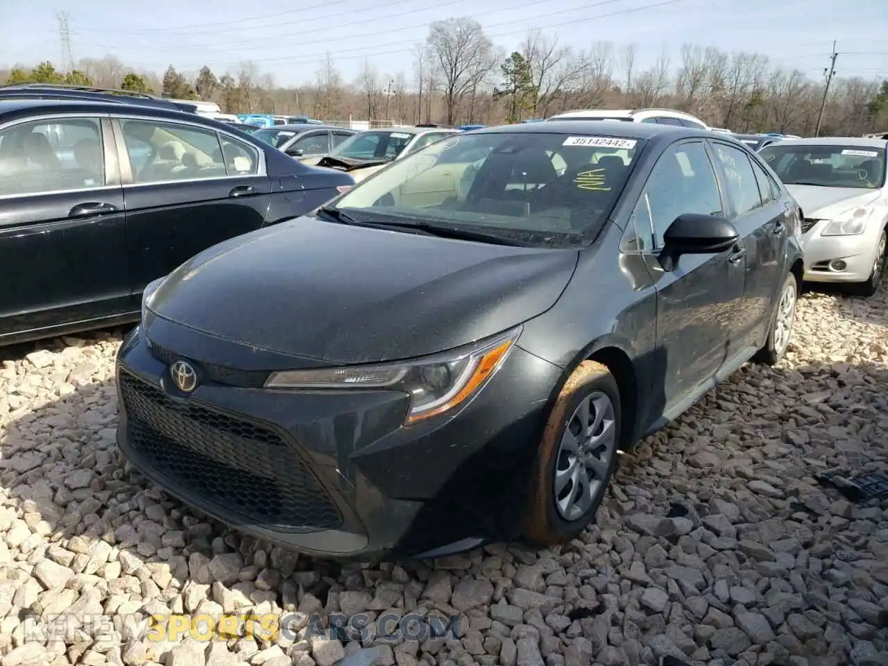 2 Photograph of a damaged car JTDEPRAE2LJ017736 TOYOTA COROLLA 2020