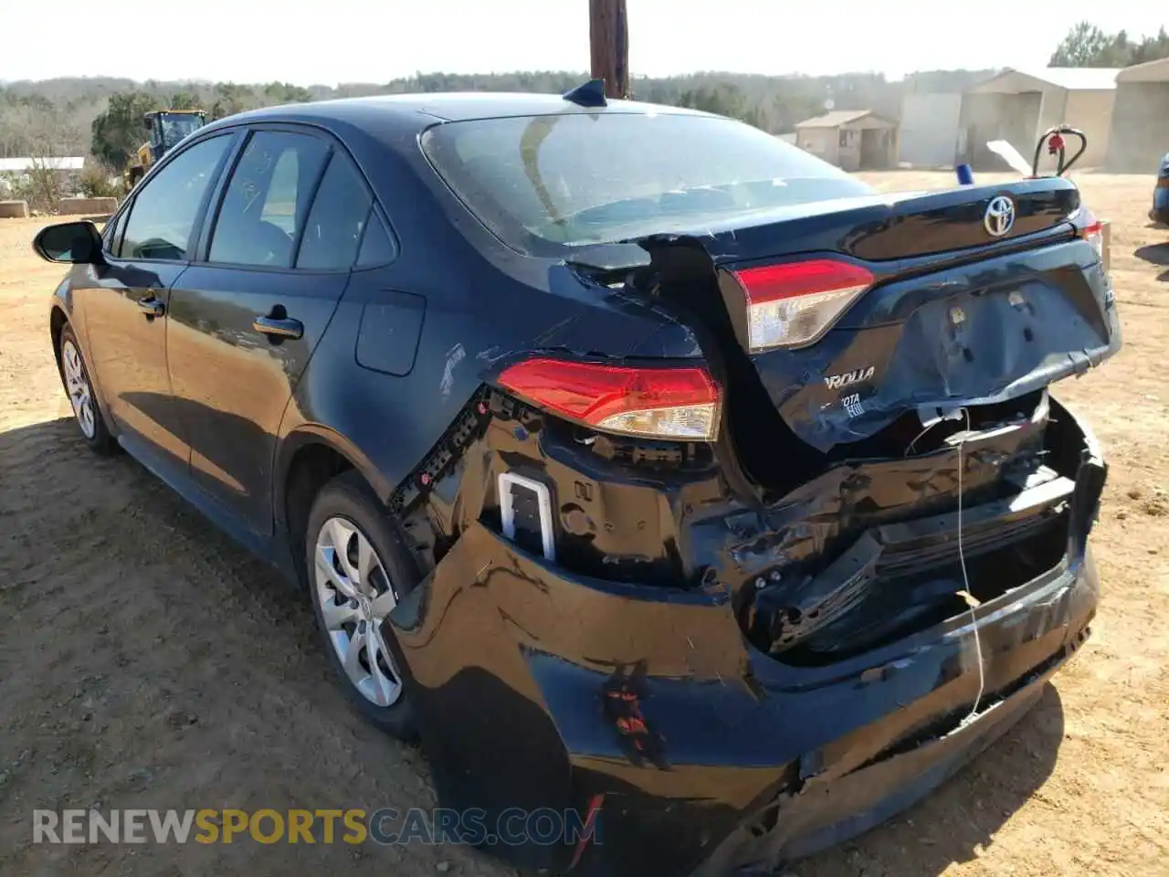 3 Photograph of a damaged car JTDEPRAE2LJ017736 TOYOTA COROLLA 2020