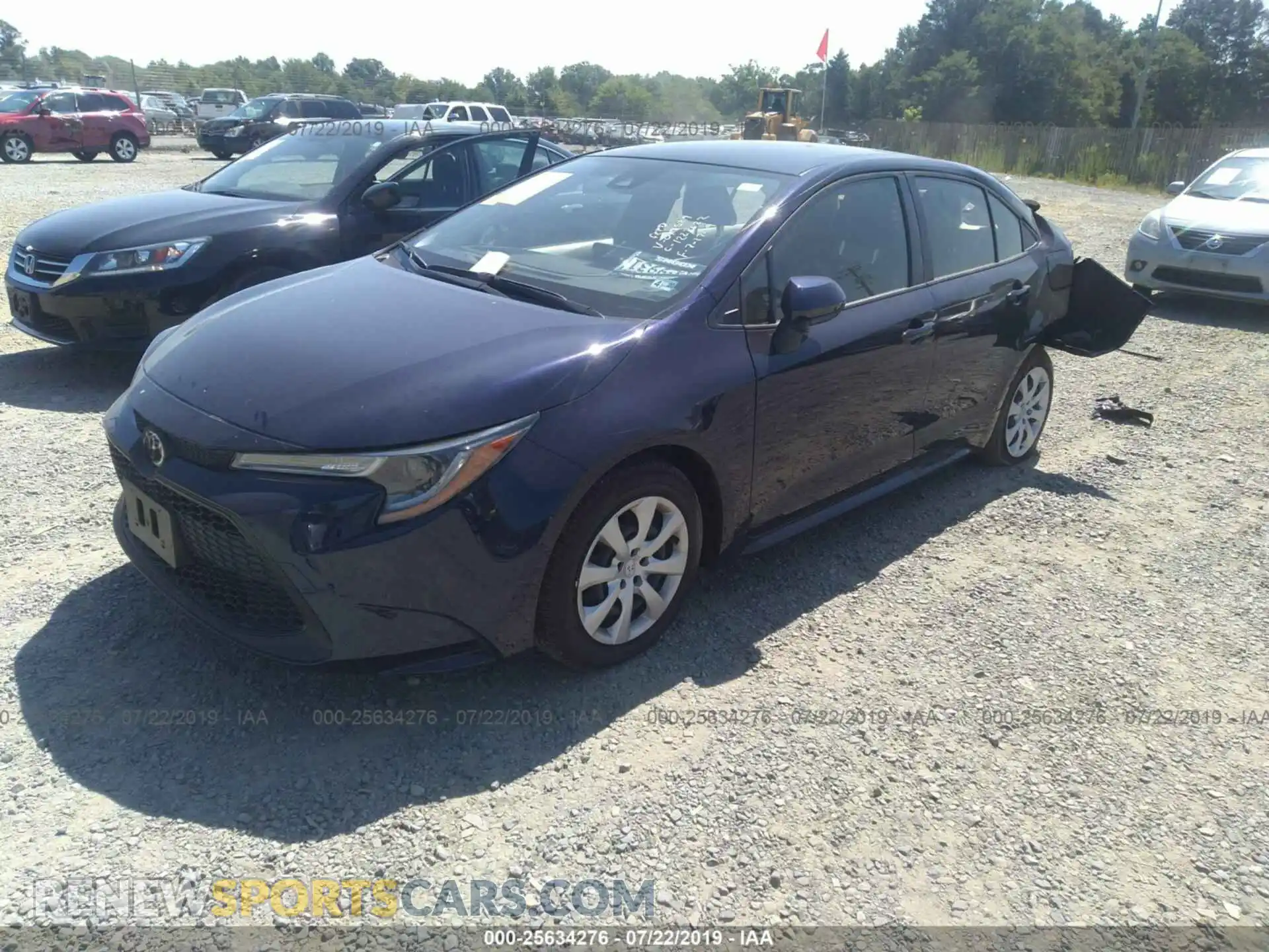 2 Photograph of a damaged car JTDEPRAE2LJ018529 TOYOTA COROLLA 2020