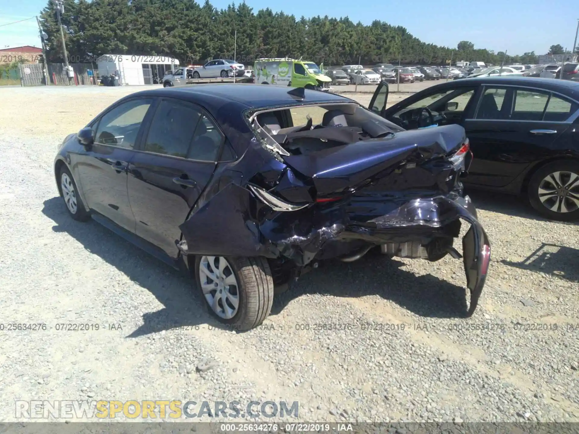 3 Photograph of a damaged car JTDEPRAE2LJ018529 TOYOTA COROLLA 2020