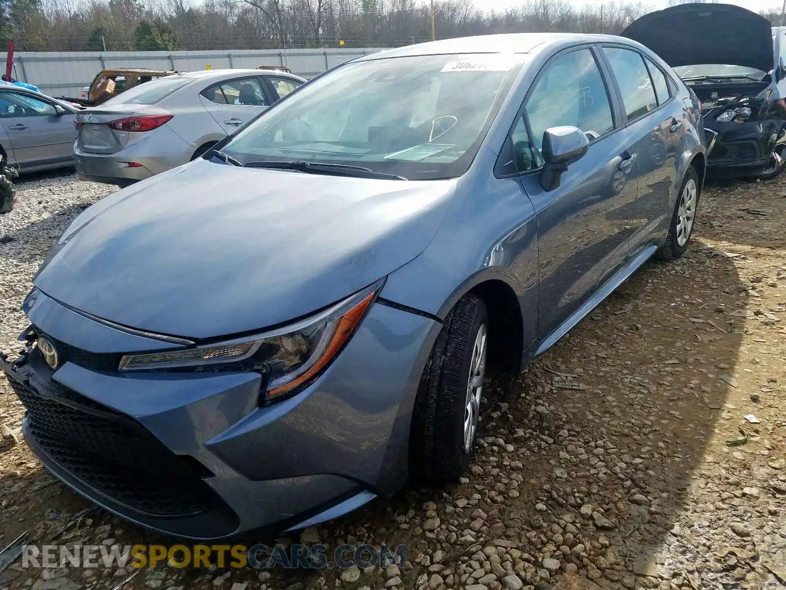 2 Photograph of a damaged car JTDEPRAE2LJ022273 TOYOTA COROLLA 2020