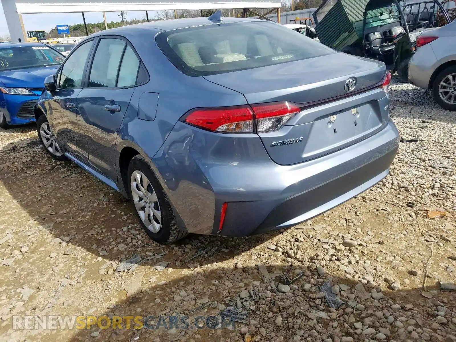3 Photograph of a damaged car JTDEPRAE2LJ022273 TOYOTA COROLLA 2020