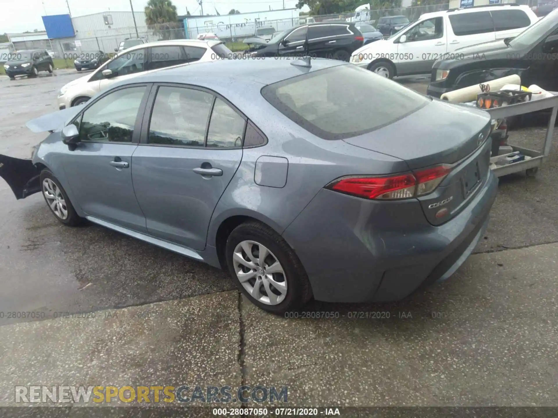 3 Photograph of a damaged car JTDEPRAE2LJ024802 TOYOTA COROLLA 2020