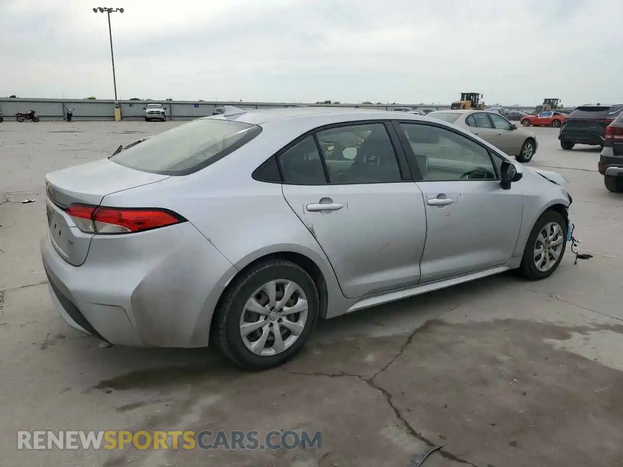 3 Photograph of a damaged car JTDEPRAE2LJ026744 TOYOTA COROLLA 2020