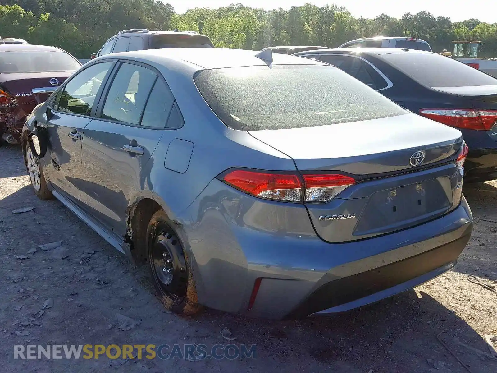3 Photograph of a damaged car JTDEPRAE2LJ032513 TOYOTA COROLLA 2020