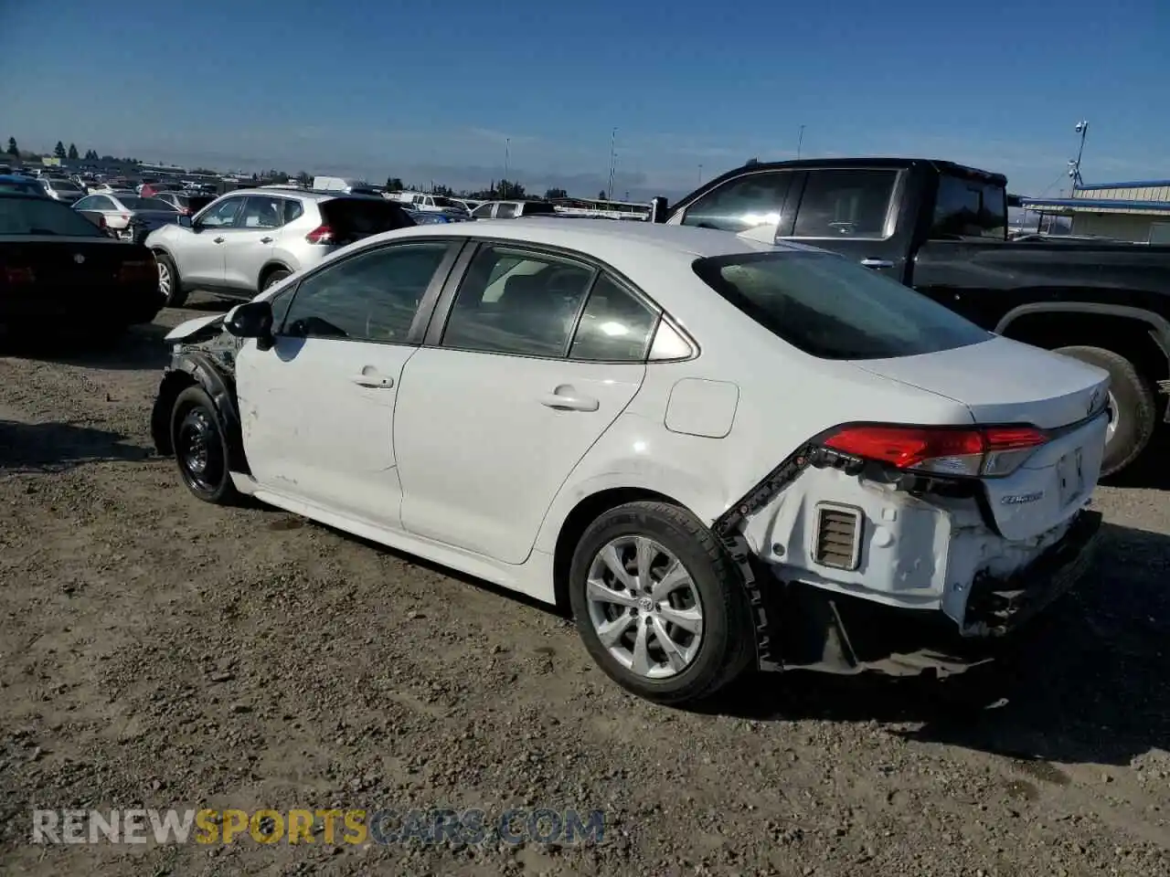 2 Photograph of a damaged car JTDEPRAE2LJ034438 TOYOTA COROLLA 2020