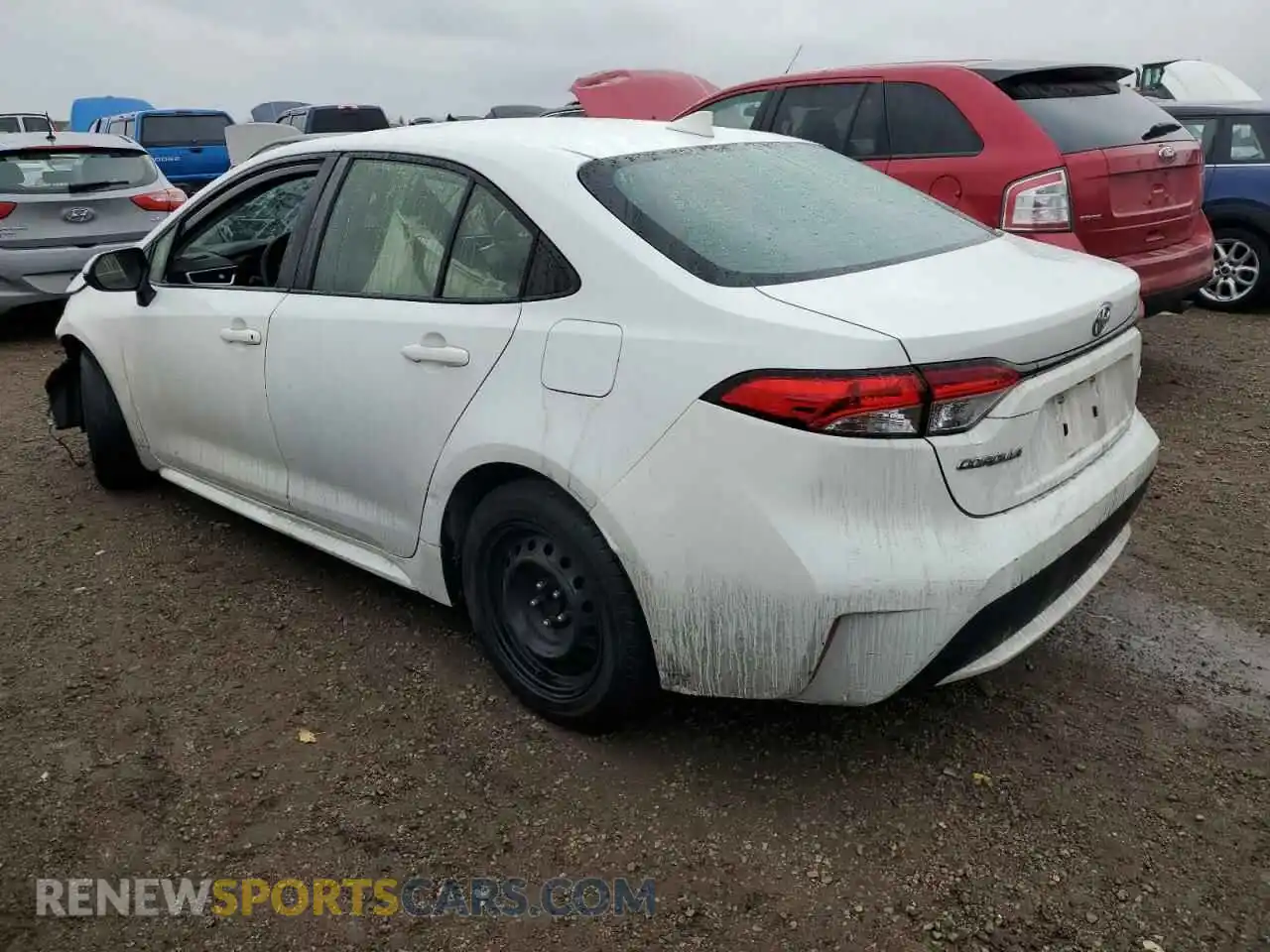 2 Фотография поврежденного автомобиля JTDEPRAE2LJ036593 TOYOTA COROLLA 2020