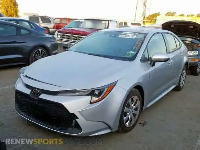 2 Photograph of a damaged car JTDEPRAE2LJ038683 TOYOTA COROLLA 2020