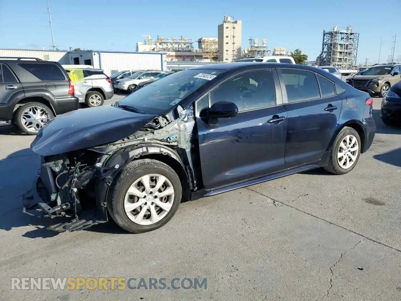 1 Photograph of a damaged car JTDEPRAE2LJ038862 TOYOTA COROLLA 2020