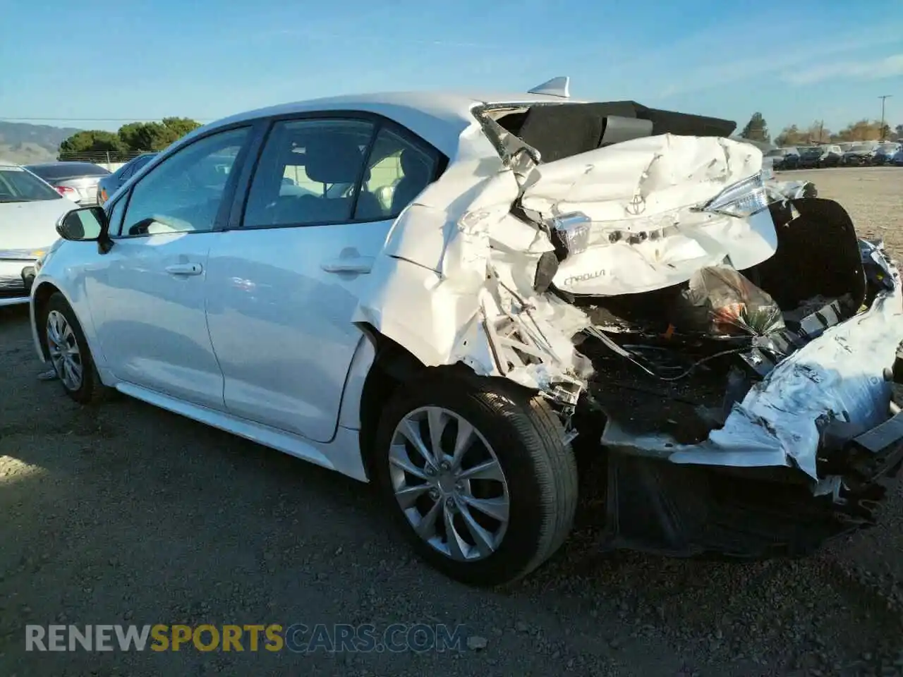 2 Photograph of a damaged car JTDEPRAE2LJ040417 TOYOTA COROLLA 2020