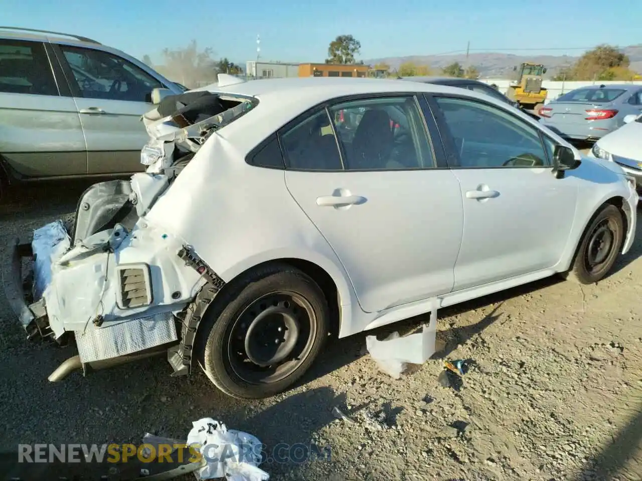 3 Photograph of a damaged car JTDEPRAE2LJ040417 TOYOTA COROLLA 2020
