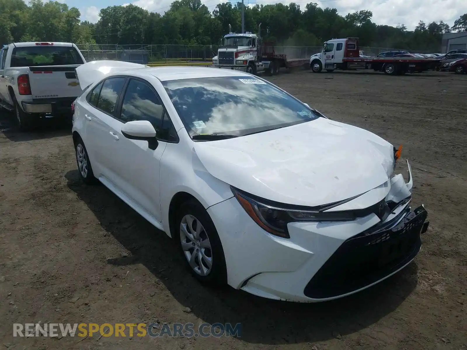 1 Фотография поврежденного автомобиля JTDEPRAE2LJ040546 TOYOTA COROLLA 2020