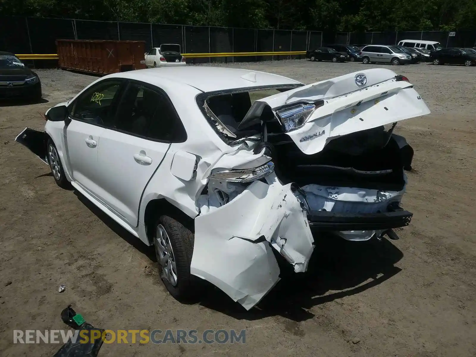 3 Фотография поврежденного автомобиля JTDEPRAE2LJ040546 TOYOTA COROLLA 2020