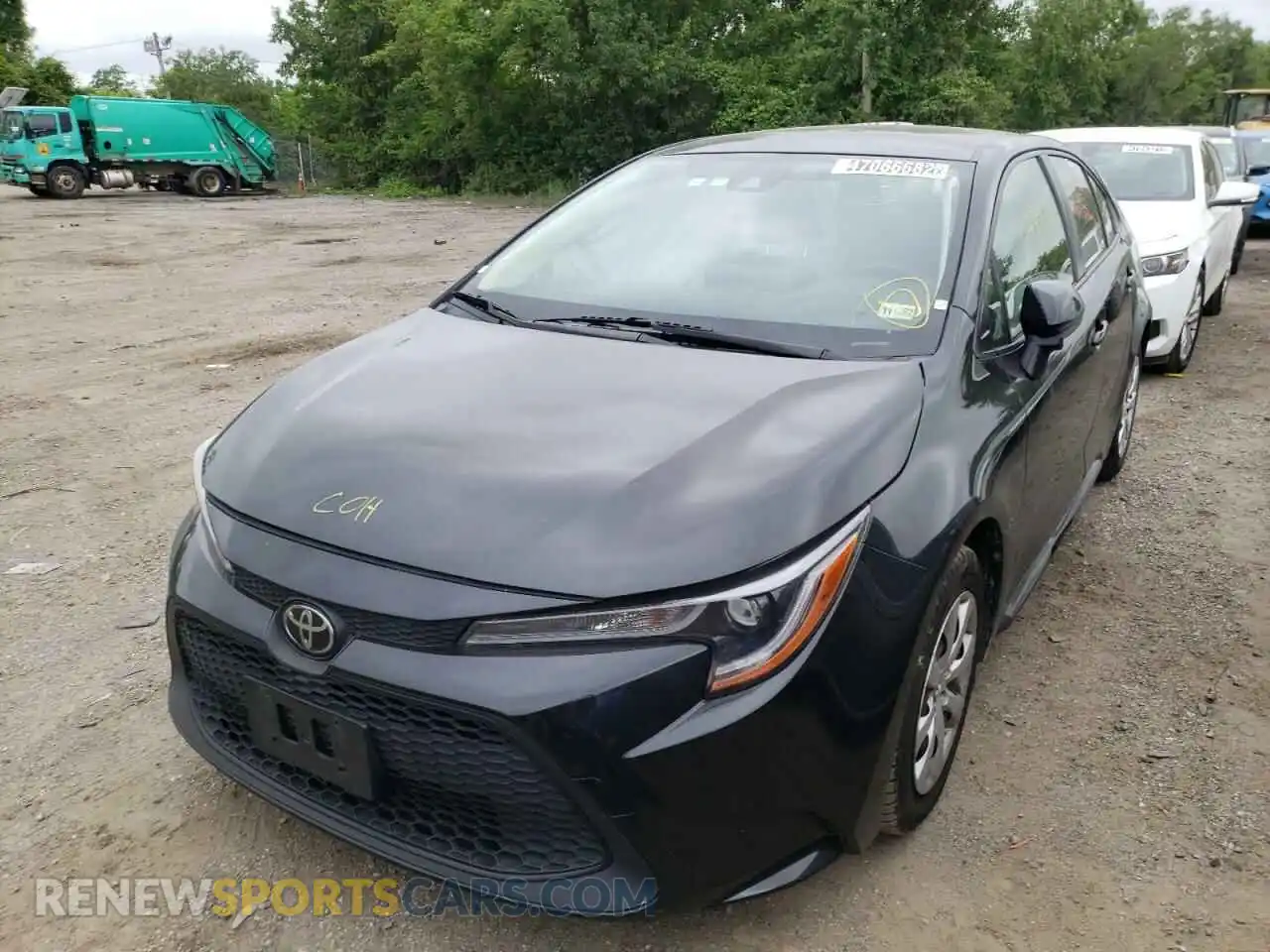 2 Photograph of a damaged car JTDEPRAE2LJ042507 TOYOTA COROLLA 2020
