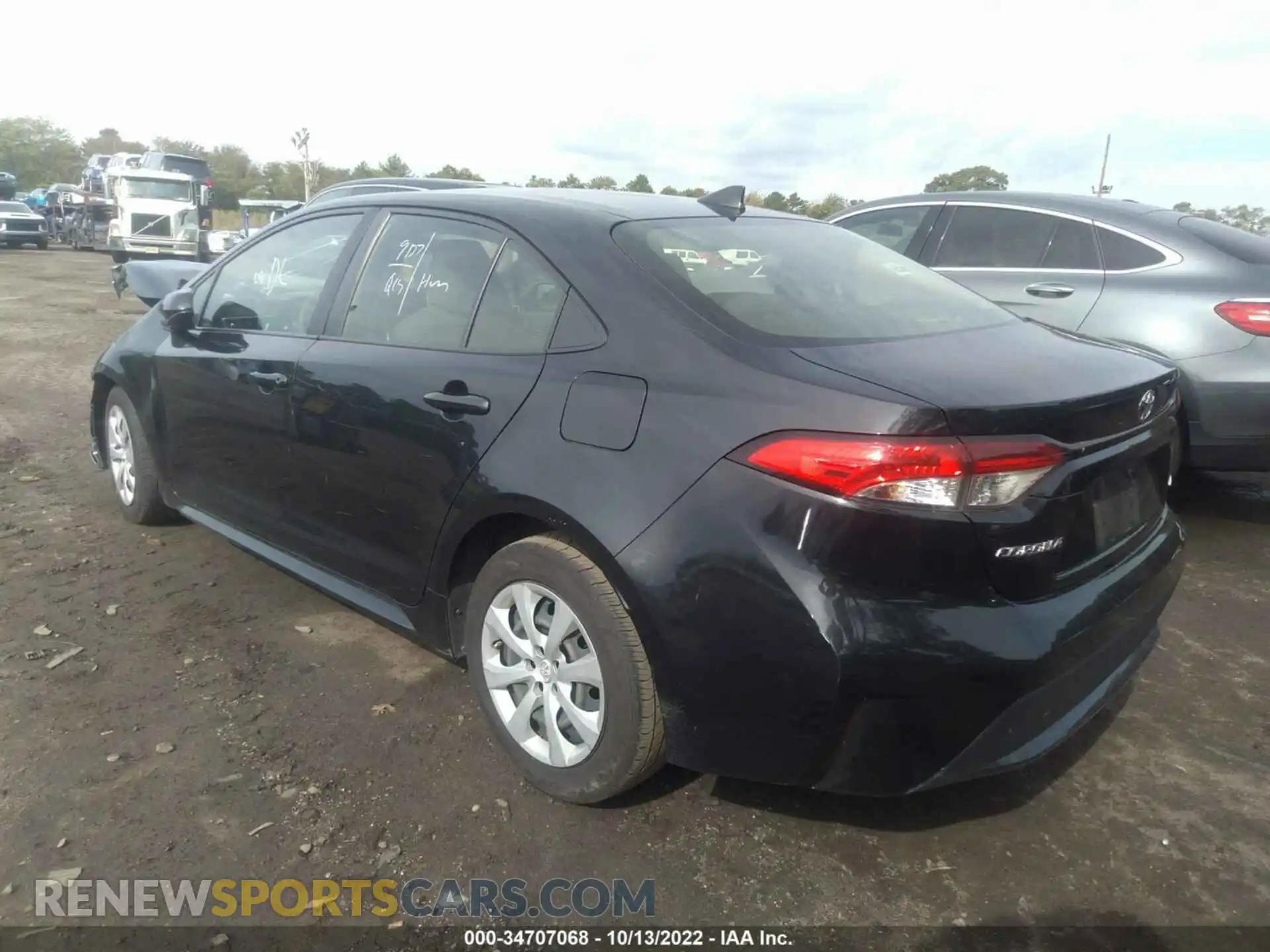 3 Photograph of a damaged car JTDEPRAE2LJ042801 TOYOTA COROLLA 2020