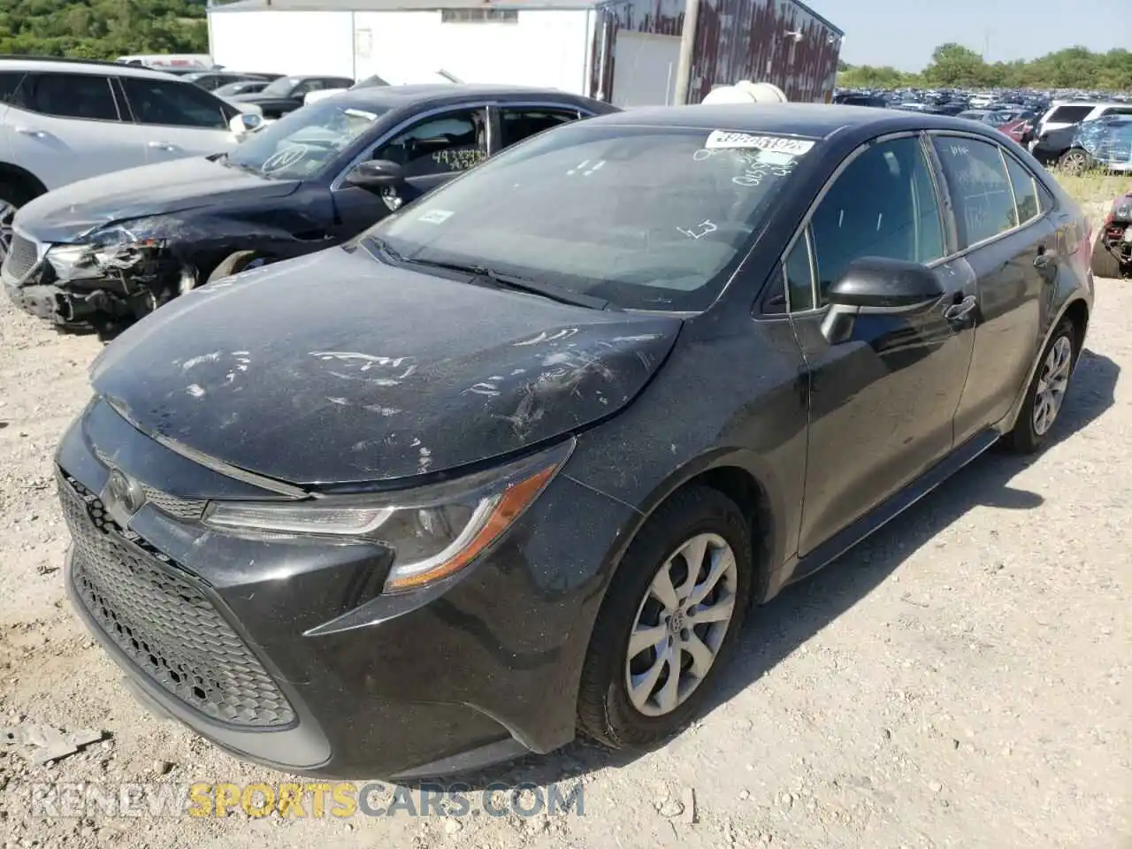 2 Photograph of a damaged car JTDEPRAE2LJ044807 TOYOTA COROLLA 2020