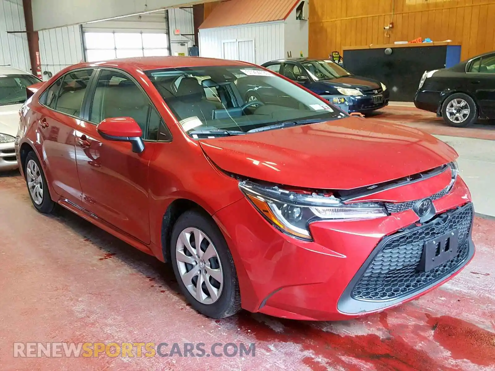 1 Photograph of a damaged car JTDEPRAE2LJ045374 TOYOTA COROLLA 2020