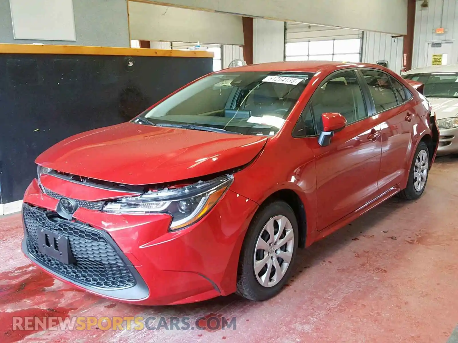 2 Photograph of a damaged car JTDEPRAE2LJ045374 TOYOTA COROLLA 2020