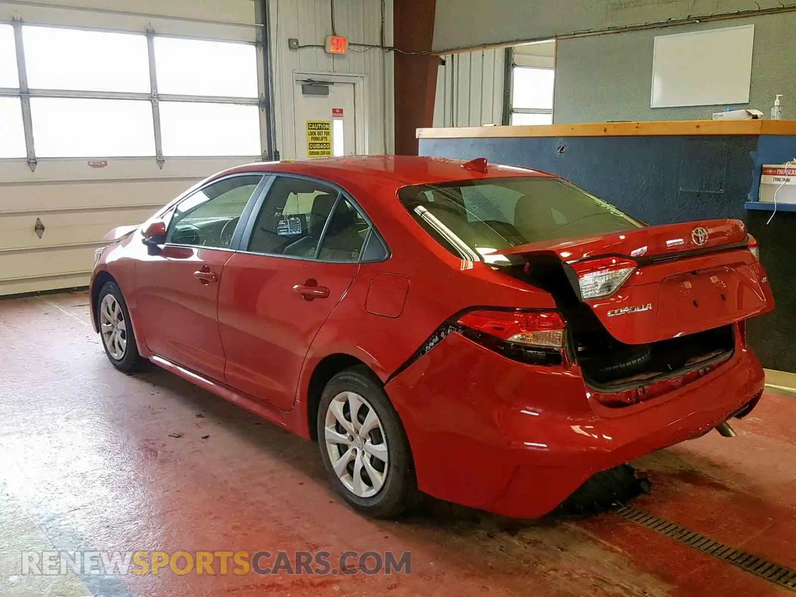 3 Photograph of a damaged car JTDEPRAE2LJ045374 TOYOTA COROLLA 2020