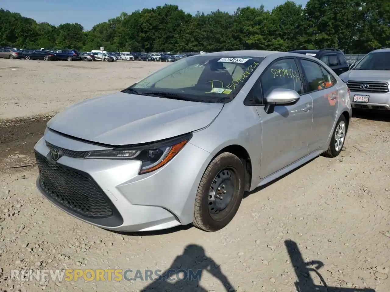 2 Photograph of a damaged car JTDEPRAE2LJ046752 TOYOTA COROLLA 2020