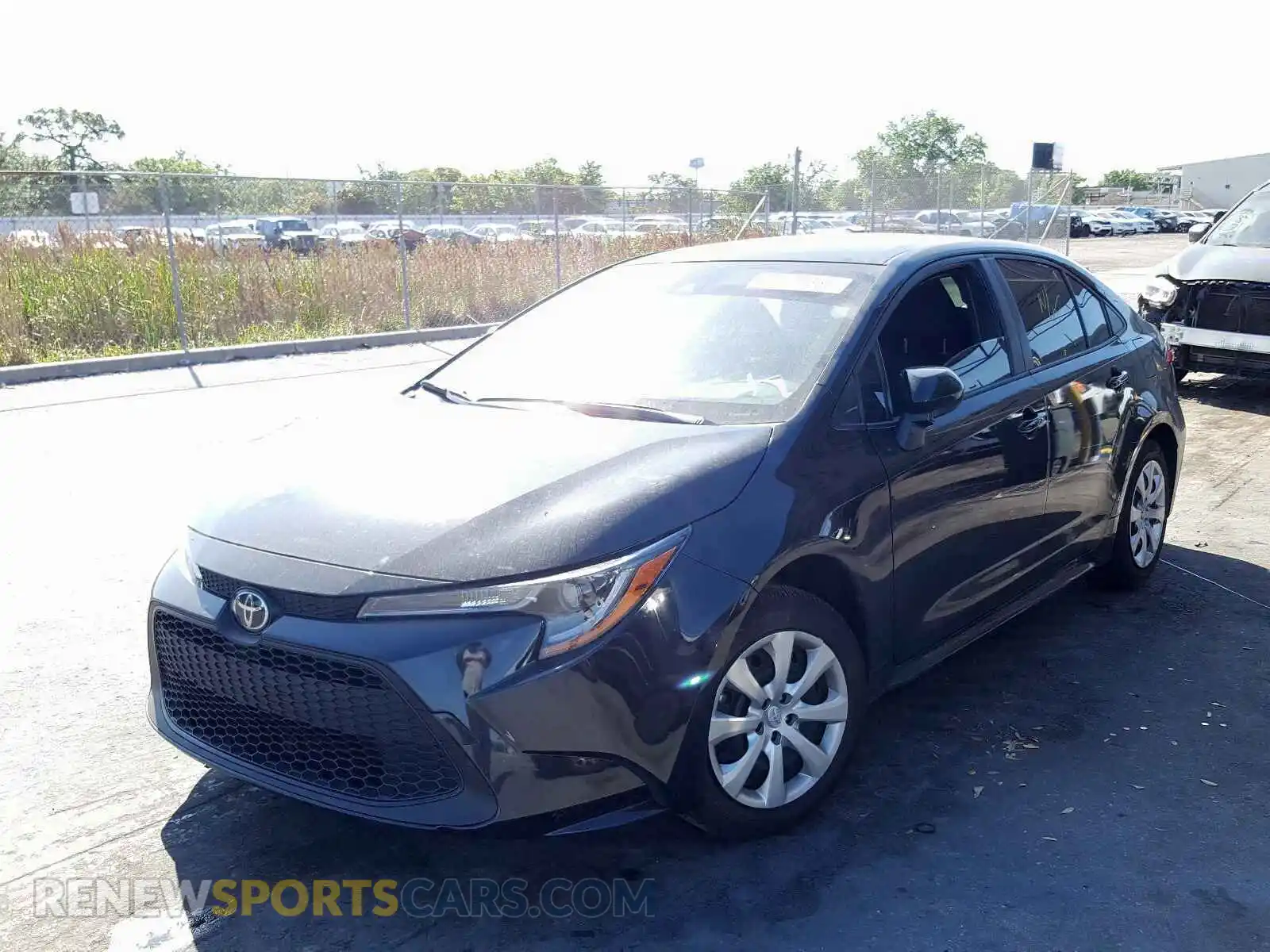 2 Photograph of a damaged car JTDEPRAE2LJ049912 TOYOTA COROLLA 2020